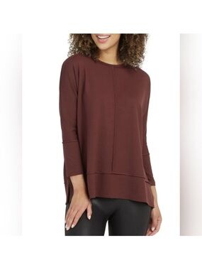 Spanx Oversized Fit Quarter Length Sleeve Top Size Large